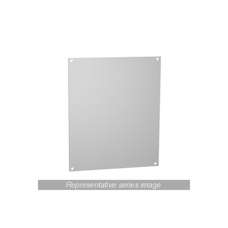 Hammond Panel, 8.88 in. W x 10-3/4 in. L, Aluminum 14A1109